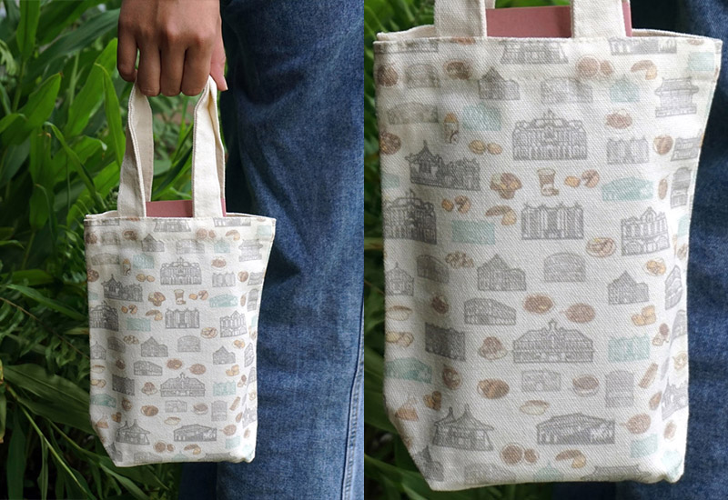 大視 麥麥藏寶圖-臺灣老街美食提袋 環保購物袋